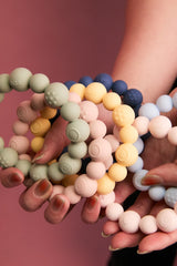 Teething Ring Beaded - Sage - Kollektive - Official distributor