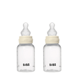 Baby Bottle Complete Set (2 Pack) 150ml Silicone - Ivory - Kollektive - Official distributor