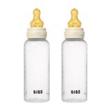 Baby Bottle Complete Set (2 Pack) 270ml Silicone - Ivory - Kollektive - Official distributor