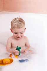 Bath toy squeezy animals - Mrs. Elephant & Mr Crocodile - Kollektive - Official distributor