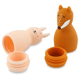 Bath toy squeezy animals - Mrs. Rabbit & Mr. Fox - Kollektive - Official distributor