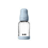 Glass Baby Bottle Complete Set 120ml Latex - Baby Blue - Kollektive - Official distributor