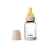 Glass Baby Bottle Complete Set 120ml Latex - Blush - Kollektive - Official distributor
