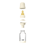Glass Baby Bottle Complete Set 120ml Latex - Ivory - Kollektive - Official distributor