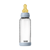 BIBS Glass Baby Bottle, 240ml Latex - Baby Blue - Kollektive - Official distributor