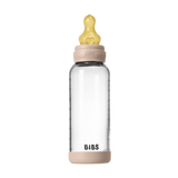 BIBS Glass Baby Bottle, 240ml Latex - Blush - Kollektive - Official distributor