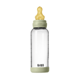 BIBS Glass Baby Bottle, 240ml Latex - Sage - Kollektive - Official distributor