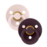 BIBS Petal/Plum Round, Latex (2pk) - Kollektive - Official distributor