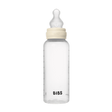 BIBS Plastic Bottle, BPA Free plastic 270ml Silicone - Ivory - Kollektive - Official distributor