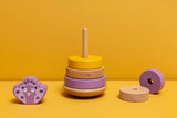 Wooden stacking toy - Mrs. Peacock - Kollektive - Official distributor