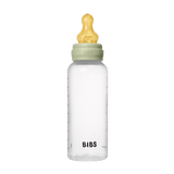 Baby Bottle, BPA Free plastic 270ml Latex - Sage