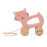 Trixie Wooden pull along toy - Mrs. Cat (ETA Mid Feb) - Kollektive - Official distributor