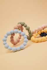 Teething Ring Beaded - Baby Blue - Kollektive - Official distributor