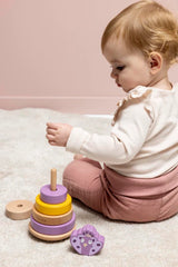 Wooden stacking toy - Mrs. Peacock - Kollektive - Official distributor