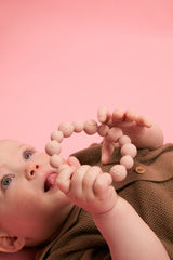 Teething Ring Beaded - Blush - Kollektive - Official distributor