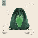 Drawstring bag - Mr. Crocodile - Kollektive - Official distributor