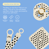 BIBS Gift Set, Soothe & Go - Polka Ivory/Black (ETA 12 FEB)