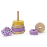 Wooden stacking toy - Mrs. Peacock - Kollektive - Official distributor