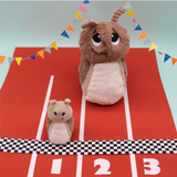 Speedou the Snail, Mum & Baby - Mint