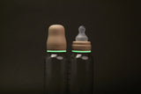 BIBS Glass Bottle Complete Set 240ml Silicone - GLOW Vanilla - Kollektive - Official distributor