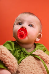 BIBS Dummies Baby Pink/Tango Round, Latex (2pk) - Kollektive - Official distributor