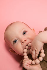 Teething Ring Beaded - Baby Blue - Kollektive - Official distributor