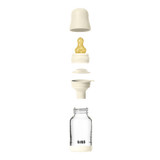 Glass Baby Bottle Complete Set 120ml Latex - Ivory - Kollektive - Official distributor