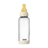 Glass Baby Bottle Complete Set 240ml Latex - Ivory - Kollektive - Official distributor