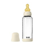Glass Baby Bottle Complete Set 240ml Latex - Ivory - Kollektive - Official distributor