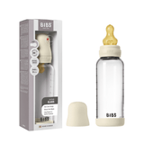 Glass Baby Bottle Complete Set 240ml Latex - Ivory - Kollektive - Official distributor