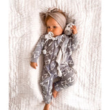 Kippins  Bam Long Sleeve KipZip Romper - Kollektive - Official distributor