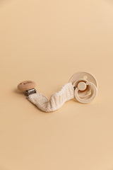 Knitted Pacifier Clip - Ivory - Kollektive - Official distributor