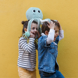 Les Ptipotos  Filou the Octopus, Mum & Baby - Pink - Kollektive - Official distributor