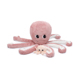 Les Ptipotos  Filou the Octopus, Mum & Baby - Pink - Kollektive - Official distributor