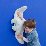 Les Ptipotos  Mentalou the Manta Ray, Mum & Baby - Mint - Kollektive - Official distributor
