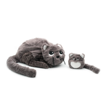 Les Ptipotos  Miaou the Cat, Mum & Baby - Grey - Kollektive - Official distributor