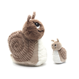 Les Ptipotos  Speedou the Snail, Mum & Baby - Brown - Kollektive - Official distributor