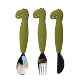 Silicone cutlery set 3 - pack - Mr. Dino - Kollektive - Official distributor