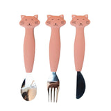 Silicone cutlery set 3 - pack - Mrs. Cat - Kollektive - Official distributor