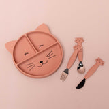 Silicone divided suction plate - Mrs. Cat - Kollektive - Official distributor