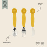 Silicone cutlery set 3 - pack - Mr. Lion - Kollektive - Official distributor