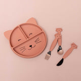 Silicone divided suction plate - Mrs. Cat - Kollektive - Official distributor
