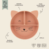 Silicone divided suction plate - Mrs. Cat - Kollektive - Official distributor