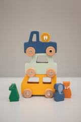 Wooden animal car set - Kollektive - Official distributor