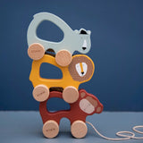 Wooden pull along toy - Mr. Polar Bear - Kollektive - Official distributor