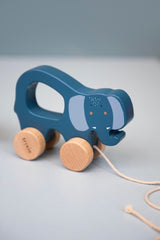 Wooden pull along toy - Mrs. Elephant - Kollektive - Official distributor