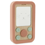 Wooden silicone baby phone - Mrs. Cat - Kollektive - Official distributor