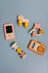 Wooden silicone baby phone - Mrs. Cat - Kollektive - Official distributor