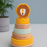 Wooden stacking toy - Mr. Lion - Kollektive - Official distributor