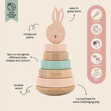 Wooden stacking toy - Mrs. Rabbit - Kollektive - Official distributor